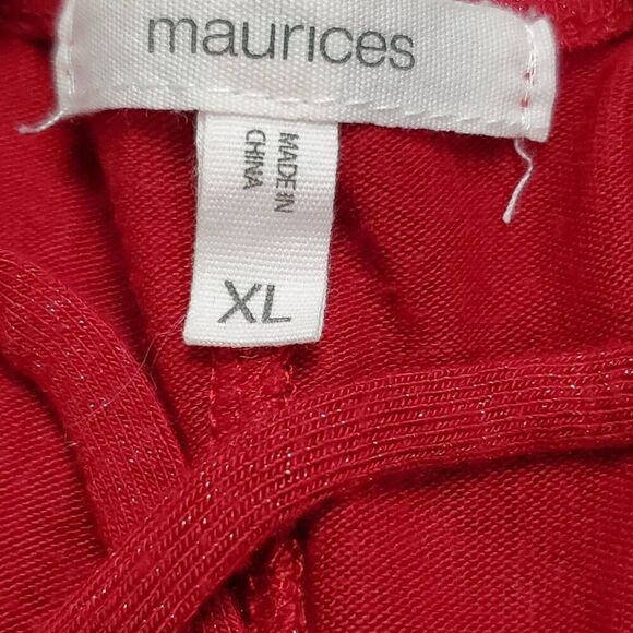 Maurices XL Burgundy Red Tunic Top - Picture 6 of 9